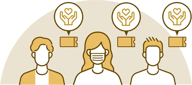 チケット代補償イメージ画像