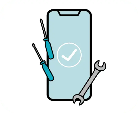 please take the damaged device to repair shop and pay the repair cost
